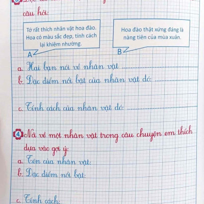 Vở Ô Li Bài Tập Tiếng Việt 3 - Tập 2 (CH-T)