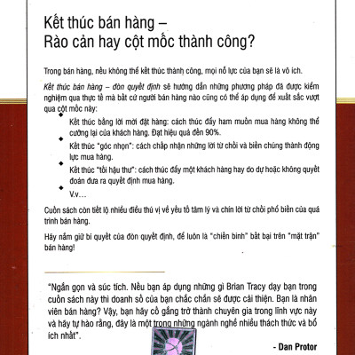 Kết Thúc Bán Hàng – Đòn Quyết Định (Quà Tặng Card đánh dấu sách đặc biệt)