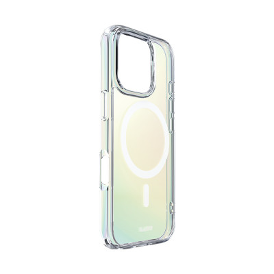 Ốp lưng trong suốt sạc từ tính dành cho iPhone 16 Promax/ 16 Pro LAUT Holo, chống sốc, chính hãng Gremany_ Hàng chính hãng
