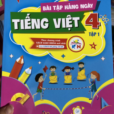bộ 2 cuốn bài tập hàng ngày toán và tiếng việt lớp 4 học kì 1 - kết nối mới nhất 2023