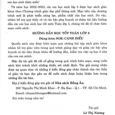 Hướng Dẫn Học Tốt Toán Lớp 3 (Dùng Kèm SGK Cánh Diều) (HA)