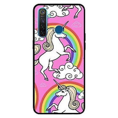 Ốp lưng dành cho Realme 3 - Realme 3 Pro - Realme 5 / 5s / 5i / 6i / 6i - Realme 5 Pro mẫu Họa Tiết Ngựa Cầu Vòng