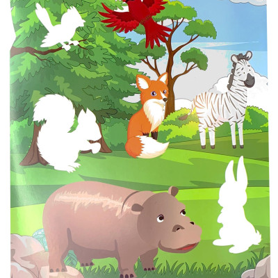 Sticker Dán Hình Thông Minh - Thế Giới Động Vật - Rừng Nhiệt Đới