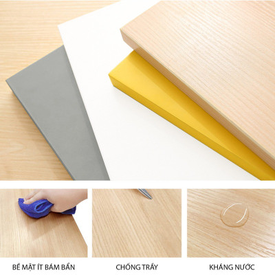 Bàn Học Kết Hợp Kệ Sách Dài 140cm Để Phòng Ngủ, Góc Làm Việc SIB Decor (Không Gồm Ghế) BLV03