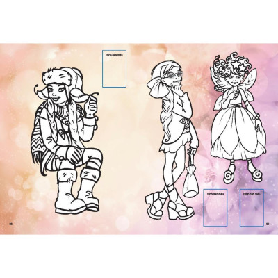 Sách - Dán Hình & Tô Màu Sticker Girl Fashion Nhà Thiết Kế Tài Ba - Tập 4 - Minh Thắng