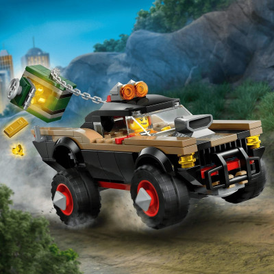 LEGO CITY 60449 Đồ Chơi Lắp Ráp Truy Đuổi Cảnh Sát Xe Địa Hình (467 chi tiết)