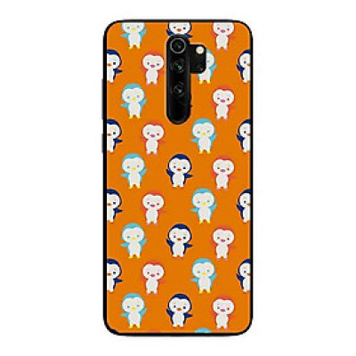 Ốp Lưng in cho Xiaomi Redmi Note 8 Pro Mẫu Chim Cánh Cụt Đáng Yêu - Hàng Chính Hãng