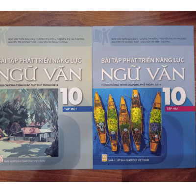 Sách - Combo Bài tập phát triển năng lực Ngữ Văn 10 - ( Tập 1 + Tập 2 )