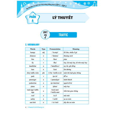 Sách - GLOBAL SUCCESS - Bộ đề kiểm tra định kỳ 4 kỹ năng tiếng anh lớp 7 tập 2 (có đáp án)
