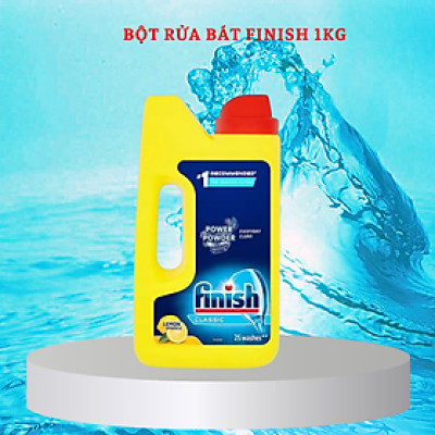 Bột rửa bát  Finish túi 2,2kg dùng cho máy rửa chén bát
