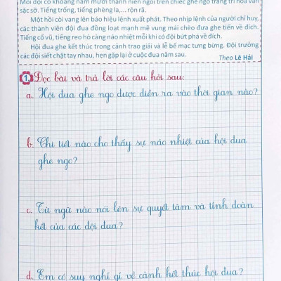 Vở Ô Li Bài Tập Tiếng Việt 3 - Tập 2 (CH-T)