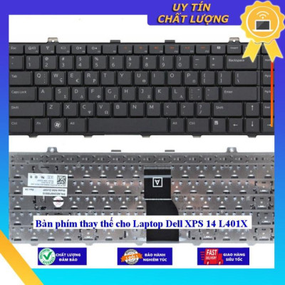 Bàn phím cho Laptop Dell XPS 14 L401X - Hàng Nhập Khẩu New Seal