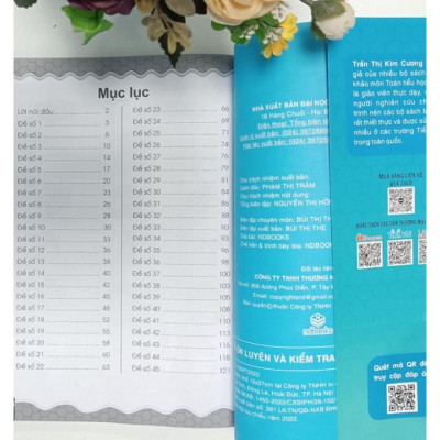 Sách - 45 đề ôn luyện và kiểm tra toán 1 tập 1 Biên soạn theo chương trình giáo dục phổ thông mới