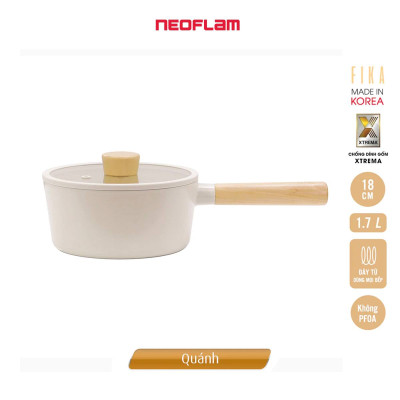 [Hàng chính hãng] Bộ nồi chảo cao cấp chống dính bếp từ Neoflam Fika 5 món. Made in Korea. Hàng có sẵn, giao ngay
