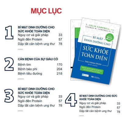 Combo 5 Sách: Bí Mật Dinh Dưỡng+Toàn Cảnh Dinh Dưỡng+Động Mạch Vành+Nhân Tố Vi Sinh+Enzyme Chống Lão Hóa