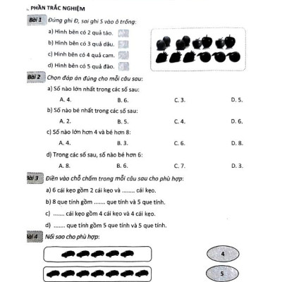Bộ Đề Kiểm Tra Môn Toán - Lớp 1 (Kết Nối)