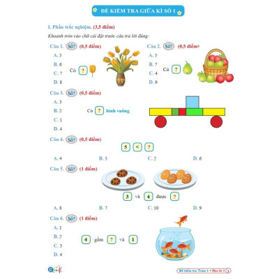 Sách - Combo Bài Tập Tuần và Đề Kiểm Tra 1 - Toán và Tiếng Việt học kì 1 - Kết nối tri thức với cuộc sống (4 cuốn)