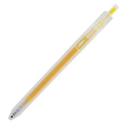 Bút Gel Deli 0.5mm EG118-YL Màu Vàng