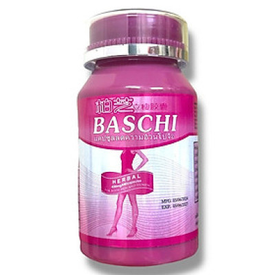 Viên uống giảm cân Baschi hồng - Hộp 40 viên - Xuất xứ Thái Lan - Mã số 1555