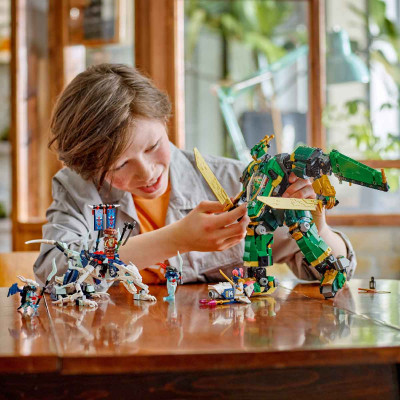 LEGO NINJAGO 71845 Đồ Chơi Lắp Ráp Lloyd Và Chiến Giáp Jet (1112 chi tiết)