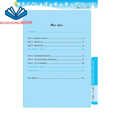 Sách - GLOBAL SUCCESS Bài tập tiếng anh lớp 6 tập 1 (có đáp án) - tái bản 01