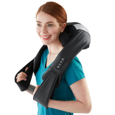 Máy mát xa cổ và vai gáy  USA không dây công nghệ SHIATSU 3D ( chuyên nghiệp ) kèm Pin sạc , nhập khẩu chính hãng USA