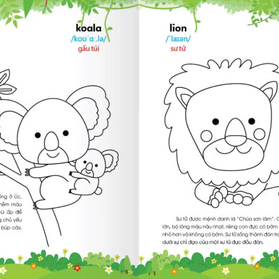 Colouring 365 Ngày Tô Màu - Khám Phá Thế Giới Phát Triển Trí Tuệ - Cuốn 2: Động Vật Hoang Dã, Khủng Long, Bò Sát, Côn Trùng
