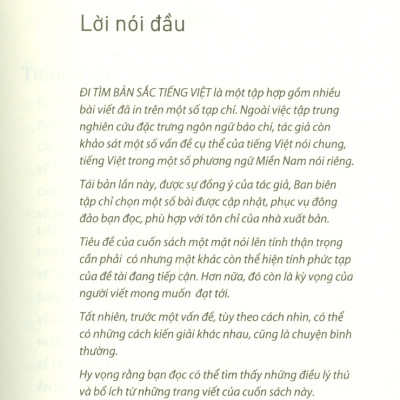 Tiếng Việt Giàu Đẹp - Đi Tìm Bản Sắc Tiếng Việt