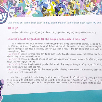 My Little Pony - Tập Tô Màu Sáng Tạo 4Q - Vườn Cổ Tích Vui Nhộn