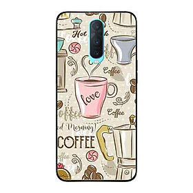 Ốp Lưng in cho Oppo R17 Pro Mẫu Họa Tiết Cà Phê - Hàng Chính Hãng