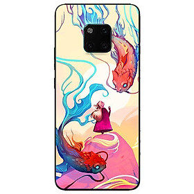 Ốp in cho Huawei Mate 20 Pro Cặp Cá Chép - Hàng chính hãng