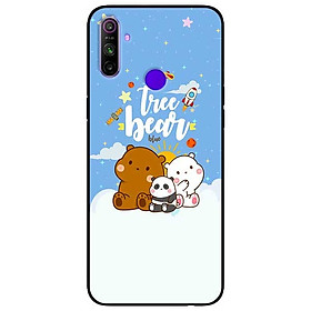 Ốp lưng dành cho Realme C3 mẫu Gấu Ngồi Trên Mây