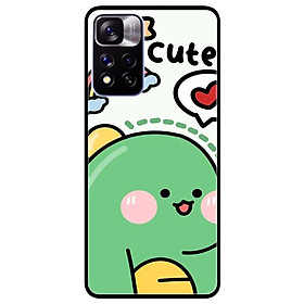 Ốp lưng dành cho Xiaomi Redmi Note 11 Pro 5G ( Bản Nội Địa ) mẫu Khủng Long Cute Tim