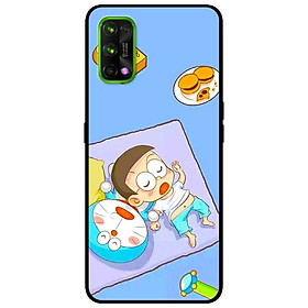 Ốp lưng dành cho Realme 7 Pro mẫu Mèo Và Nô Ngủ