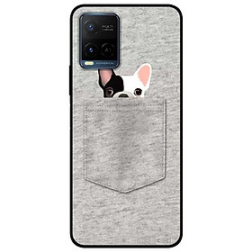 Ốp lưng dành cho Vivo Y21 - Vivo Y21s mẫu Dog Túi Xám