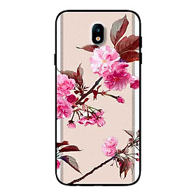 Ốp Lưng in cho Samsung J7 Pro Mẫu Cành Hoa Đàọ - Hàng Chính Hãng