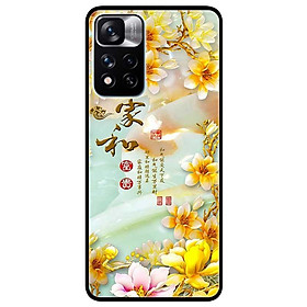 Ốp lưng dành cho Xiaomi Redmi Note 11 Pro 5G ( Bản Nội Địa ) - Chữ Hoa Vàng