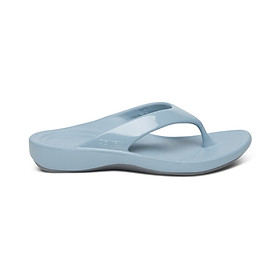 Dép xỏ ngón sức khỏe nữ Aetrex Maui Blue - dép kẹp đệm vòm chống đau chân, không thấm nước