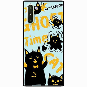 Ốp lưng cho Samsung Note 10 - Note 10 Plus - Note 20 - Note 20 Ultra - Mèo Mun GHOST - Hàng Chính Hãng
