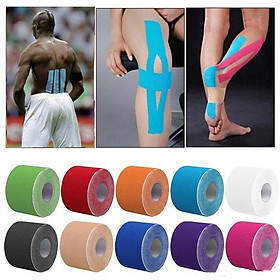 Băng Keo Vải Dán Chấn Thương,Băng Keo Co Giãn Dán Cơ Bản 5cm Dài 5m (Giao Màu Ngẫu Nhiên)