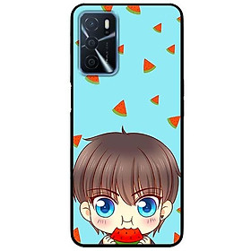Ốp lưng dành cho Oppo A16 mẫu Cặp Đôi Ăn Dưa 1