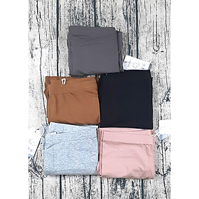 Quần Legging Trơn Nữ Co Dãn (Tím ovan)