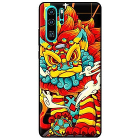 Ốp in cho Huawei P30 Pro Lân Đỏ Vàng - Hàng chính hãng