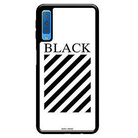 Ốp in cho Samsung Galaxy A50 Đen - Hàng chính hãng