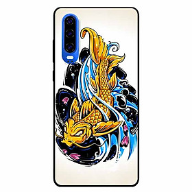 Ốp lưng dành cho Huawei P30 mẫu Chép Vàng Nền Sáng