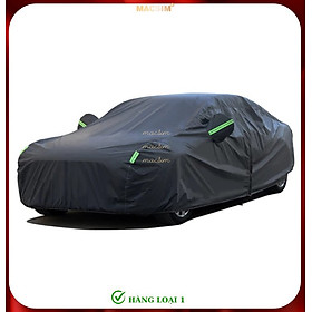 Bạt phủ ô tô bán tải Honda Ridgeline 2021 nhãn hiệu Macsim sử dụng trong nhà và ngoài trời chất liệu Polyester - màu đen
