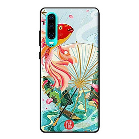 Ốp in cho Huawei P30 Cá Chép Đỏ - Hàng chính hãng