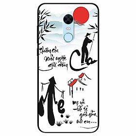Ốp lưng in cho Redmi 5 Mẫu Thương Cha Mẹ