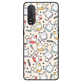 Ốp lưng dành cho Oppo A5 ( 2020 ) - A9 ( 2020 ) - Find X2 - F11 Pro mẫu Mèo Meow