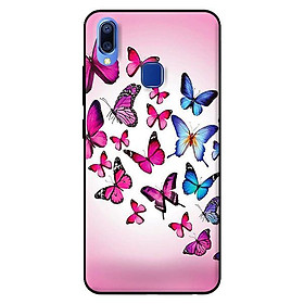 Ốp lưng in cho Vivo Y95 mẫu Bướm Hồng - Hàng chính hãng